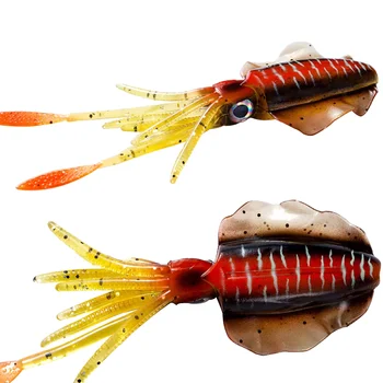 New Luminous Trolling Soft Squid Lure, Silicone Octopus Skirt Soft Bait – Soft Lure – view 2