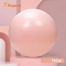 Supro  2024 Explosion Proof Gym Pilates Sports Fitness Soft Eco PVC Yoga Ball With Pump