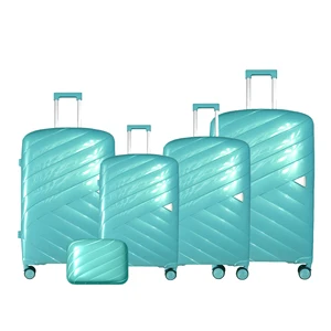 Large Luxury Style for Pink Shiny Face Bag Luxury Business Trip Suitcase with Wheels PP Waterproof Spinner Caster Cheap Price