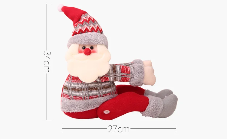 圣诞快乐圣诞树摆件圣诞老人娃娃驯鹿圣诞装饰品和家居装饰礼品