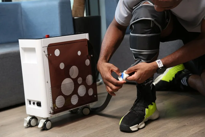 CRYOPUSH Iceless Hot and Cold Compression Therapy Recovery System Machine Temperature Adjustable for Pain Relief