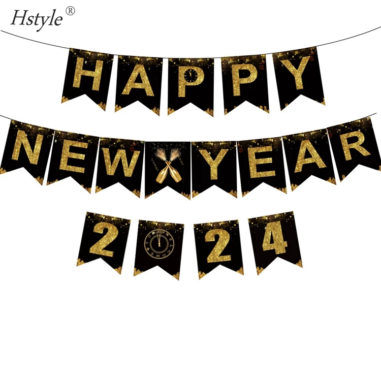 2024 happy new year decoration photo