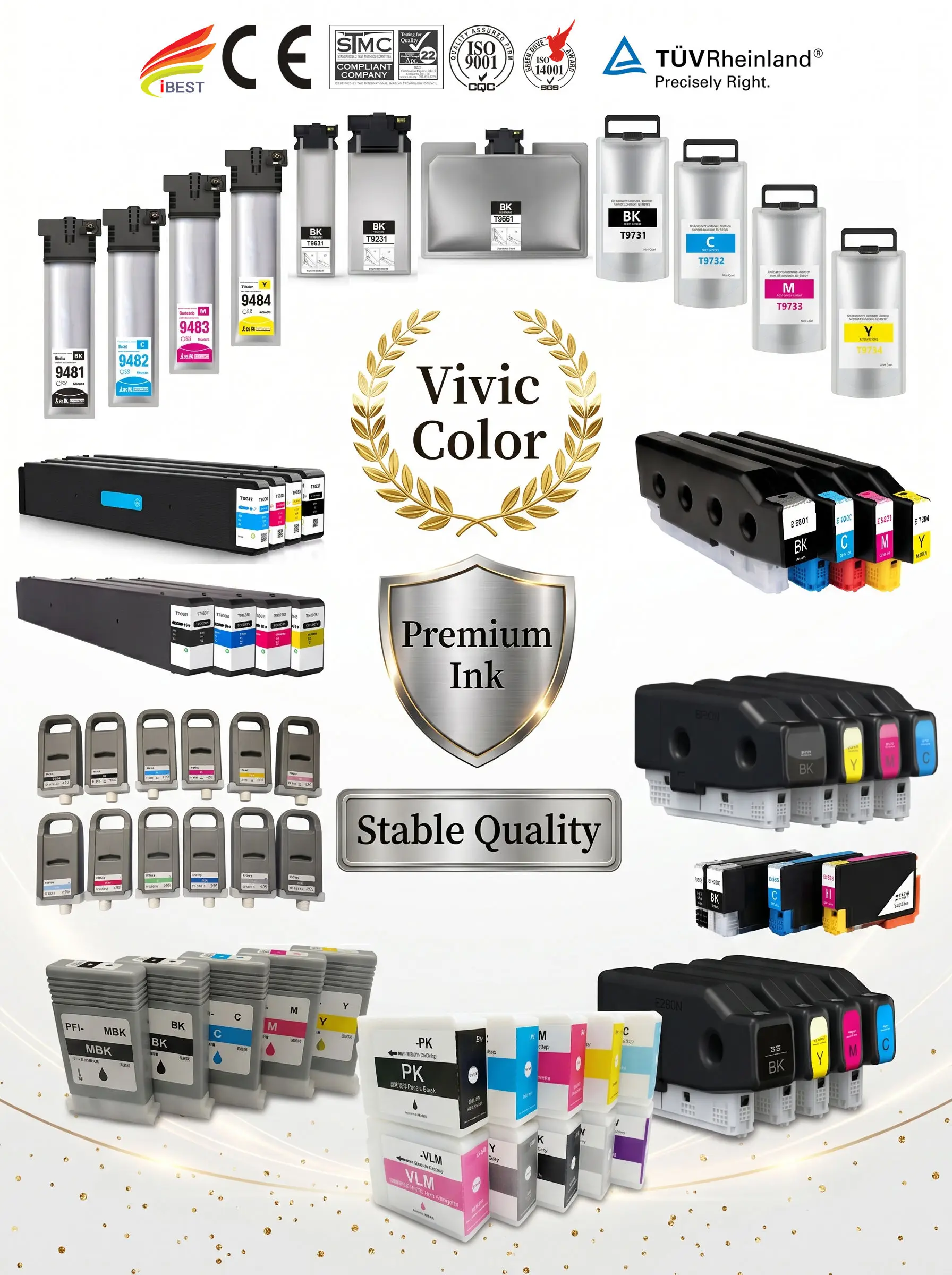 Compatible HP Ink Cartridge 990X 991X 992X 993X for P772DN 774DN