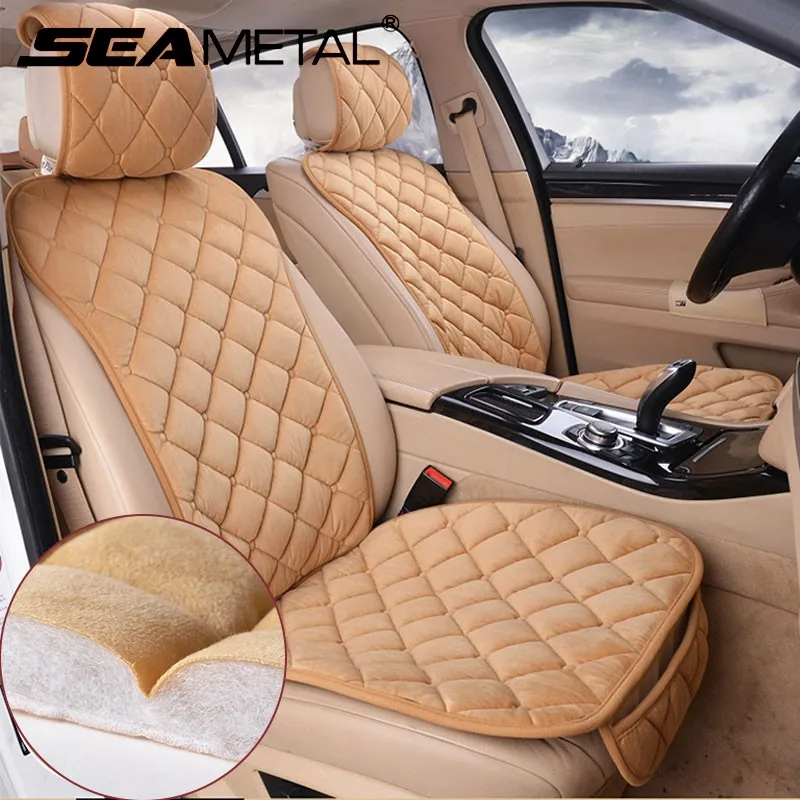 Universal Car Seat Covers Velvet Padded Warm Seat Back Cushion  Multi-purpose Office Chair Cushion Four Seasons Seat Pad Mat - AliExpress