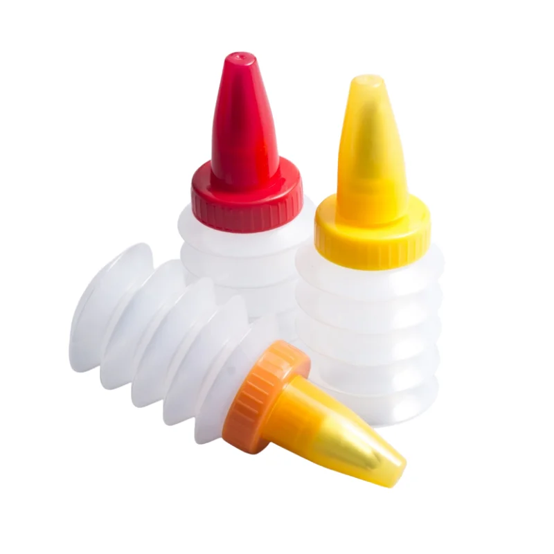 Mini Baking DIY Icing Piping Plastic Cakes Cream Decorating Squeeze Bottle