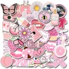 50pcs pink sticker