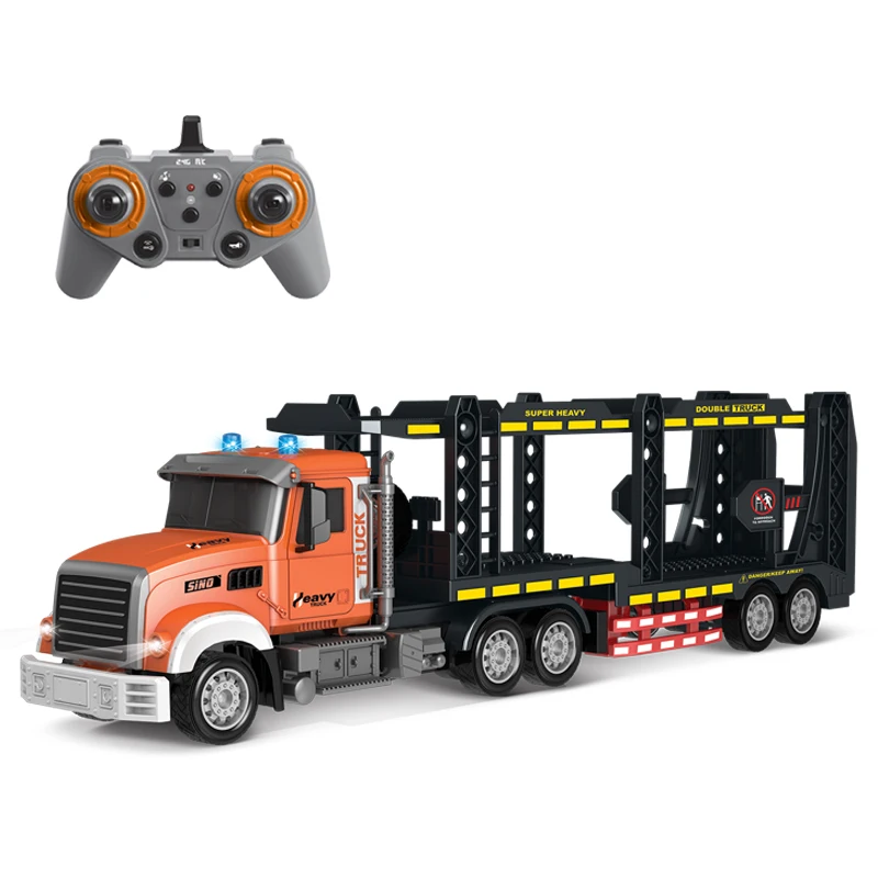 ラジコントレーラー 2.4GHz 9CH R/Cキャリアトレーラー1/12スケールダブルデッキ輸送