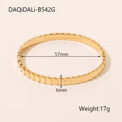 Bracciale in acciaio inossidabile placcato oro 16 carati con