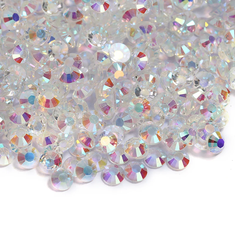 Wholesale Mix Size 5000pcs Glow In The Dark Rhinestone Bulk Transparent ...