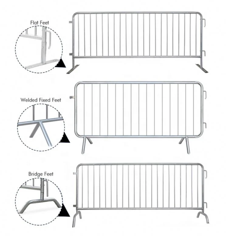 Security Crowd Control Barrier Traffic Metal Temporary Fence Pedestrian Buy Wholesale Price 9673