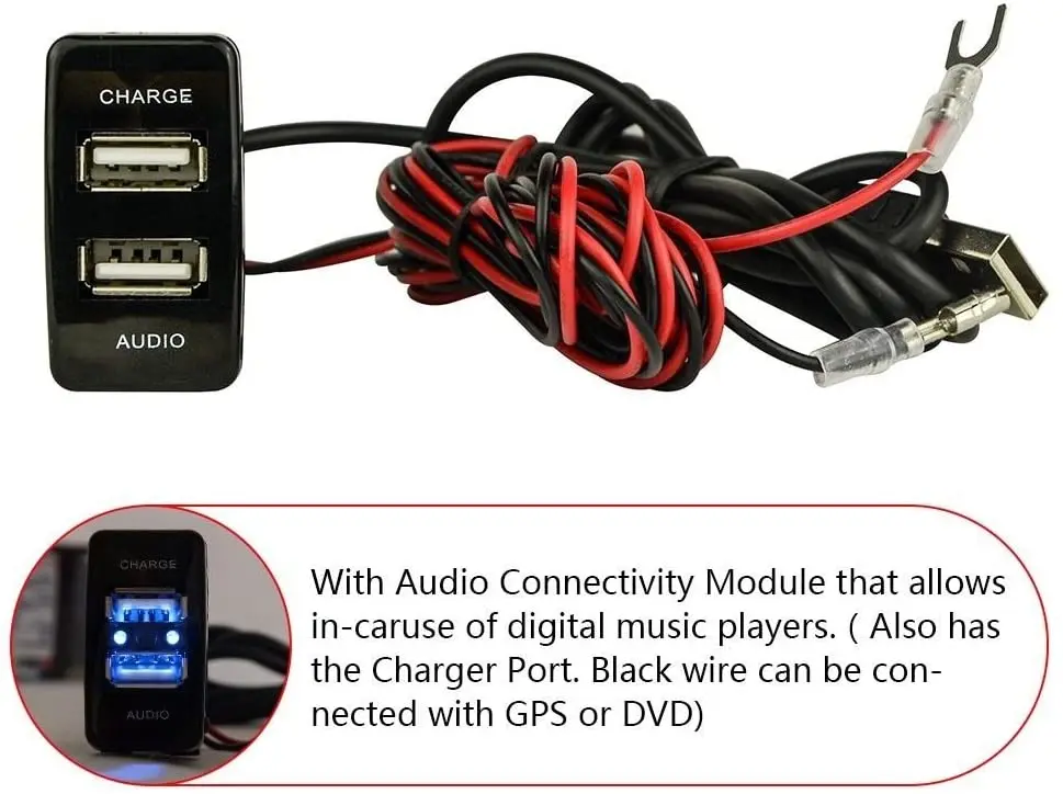 Carga Y Conecta Al Instante: Adaptador USB Doble Para Coche Con Tapa Antipolvo