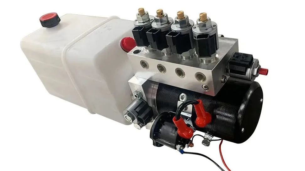 Dock Leveller Hydraulic Power Pack For Dock Leveler With Plastic Tank