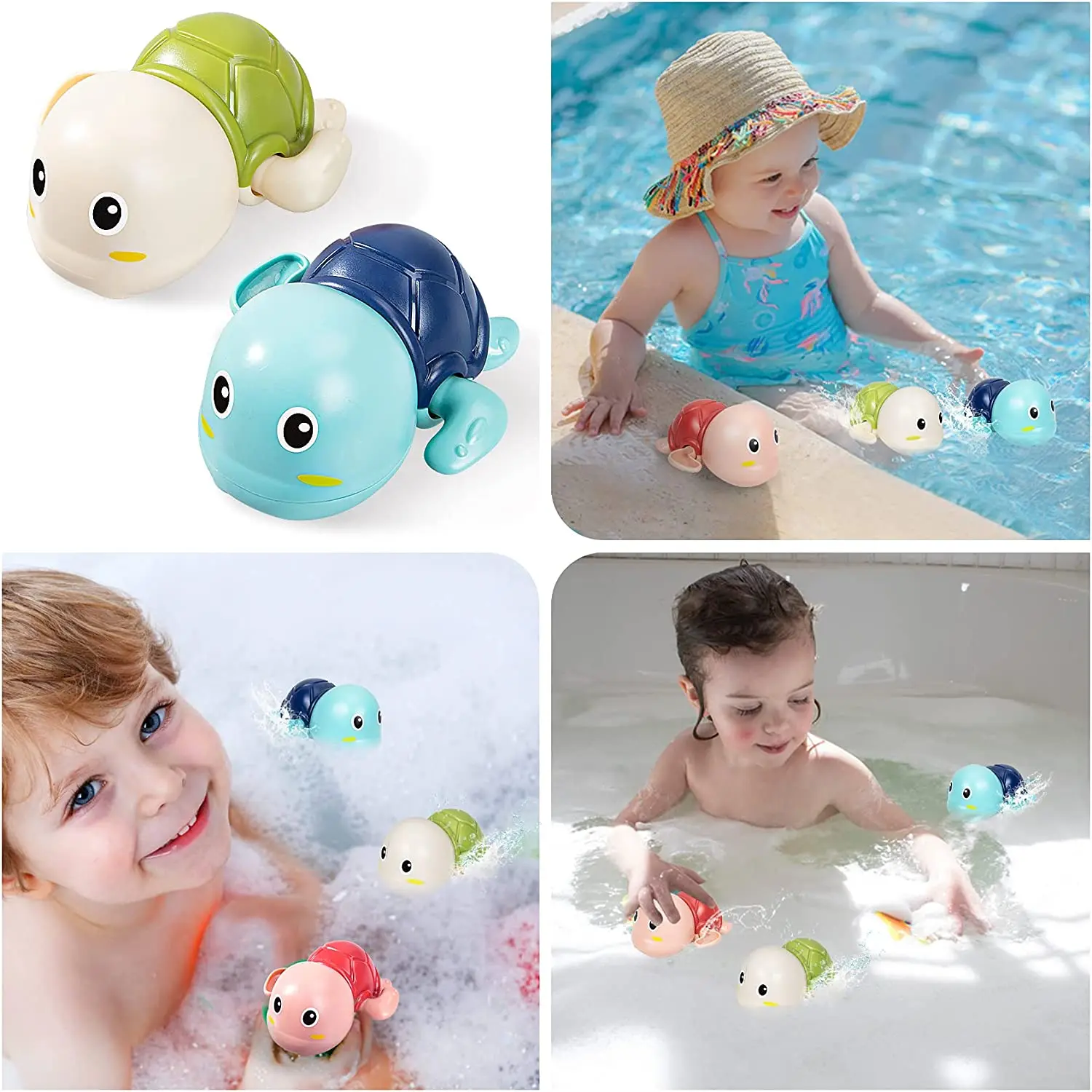 Toddlers 1-3 Year Old Boys Girls Gifts Swim Turtle Toys