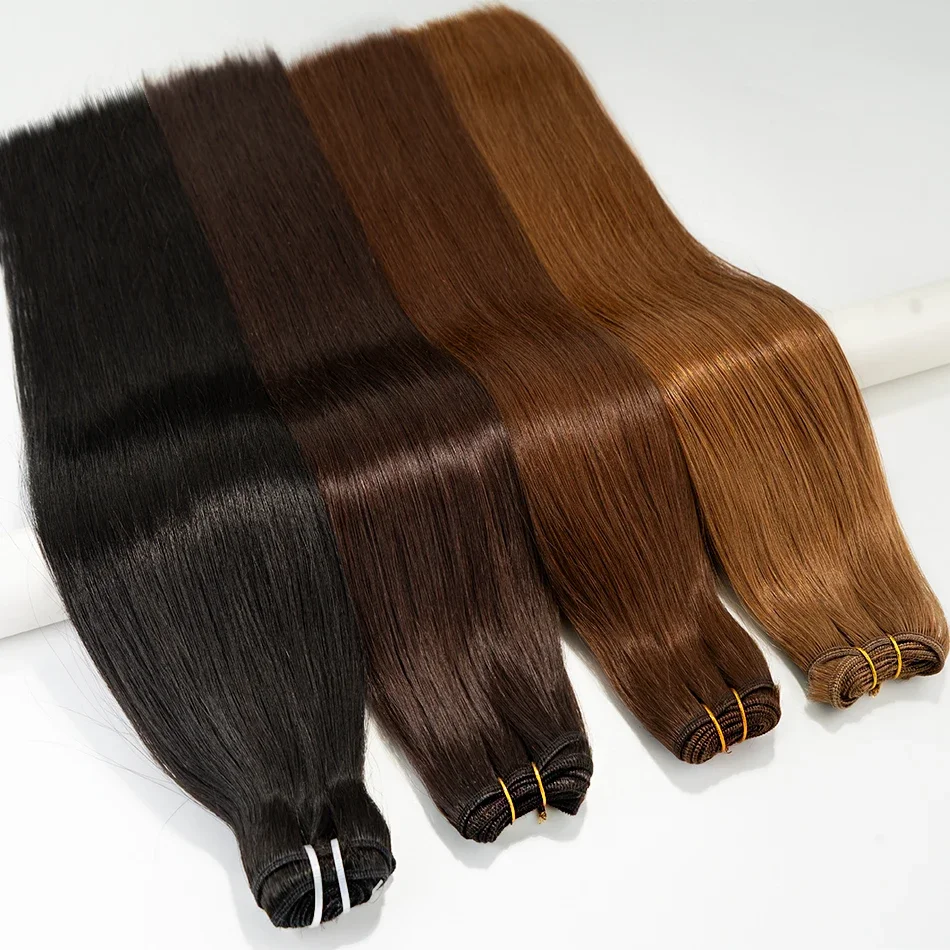 Steil Menselijk Haar Bundels Haarextensies Voor Vrouwen 613 99j 30 Inch Zwart Effen Kleur Ruwe Braziliaanse Vlecht 100% Menselijk Haar_voghion.com