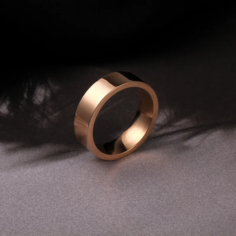 Stainless Steel Finger Rings Souvenir Ring Blank Circlet for