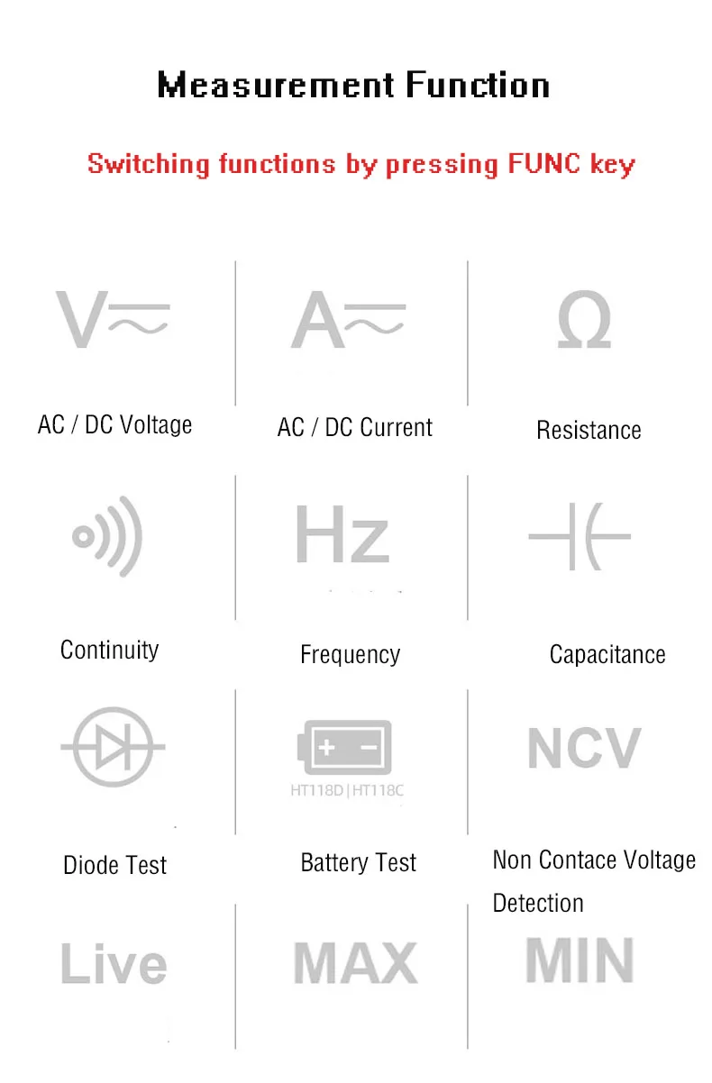 Professional 1000V DC Digital Multimeter with Double Color Backlight and High Voltage Measurement for Industrial Use