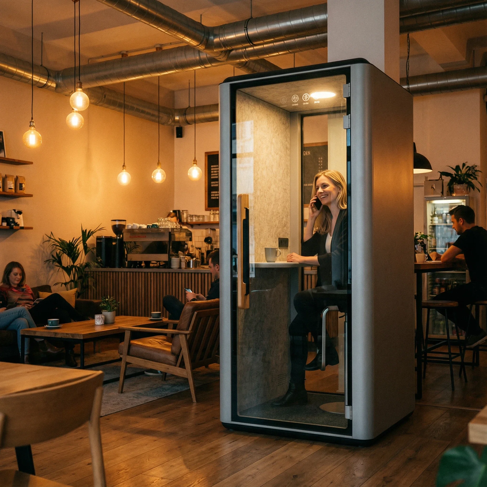 Privacy Silent Pod Cabina De Sonido Portable Office Pod Office Phone Pods Soundproof Office Pod Recording Booth Sound Proof Pod