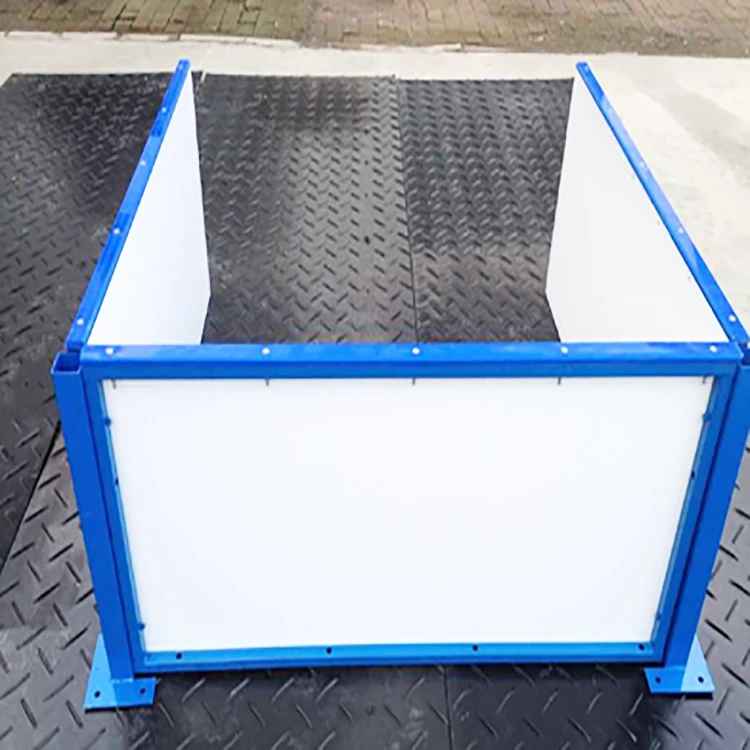 Non-sticking ice rink dasher board Plate/UV resistance ice rink dasher board barrier/modified ice rink dasher board barrier