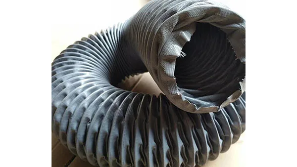 5 Inch PVC Nylon Cloth air Duct Ventilation Duct Telescopic High Temperature Resistant Range Hood Exhaust Pipe for Smoke