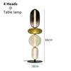 Lampe de table 4 têtes D