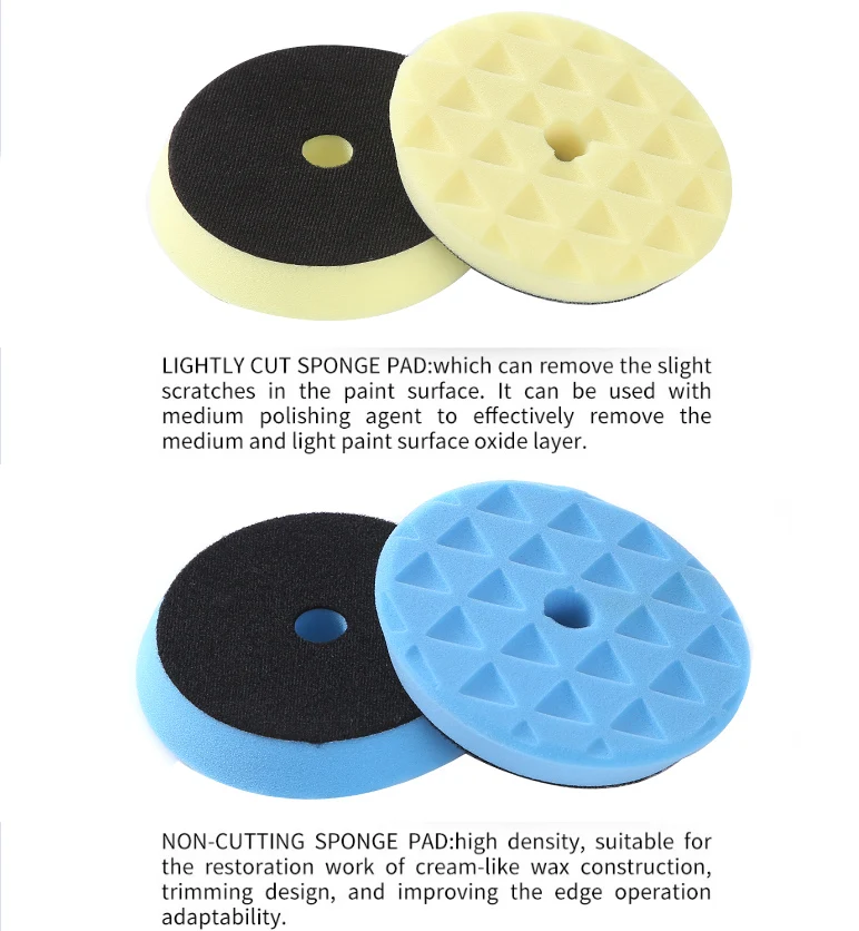 Polisher Use Da Foam Buffing Pad Car Polishing Durable Car Care Foam