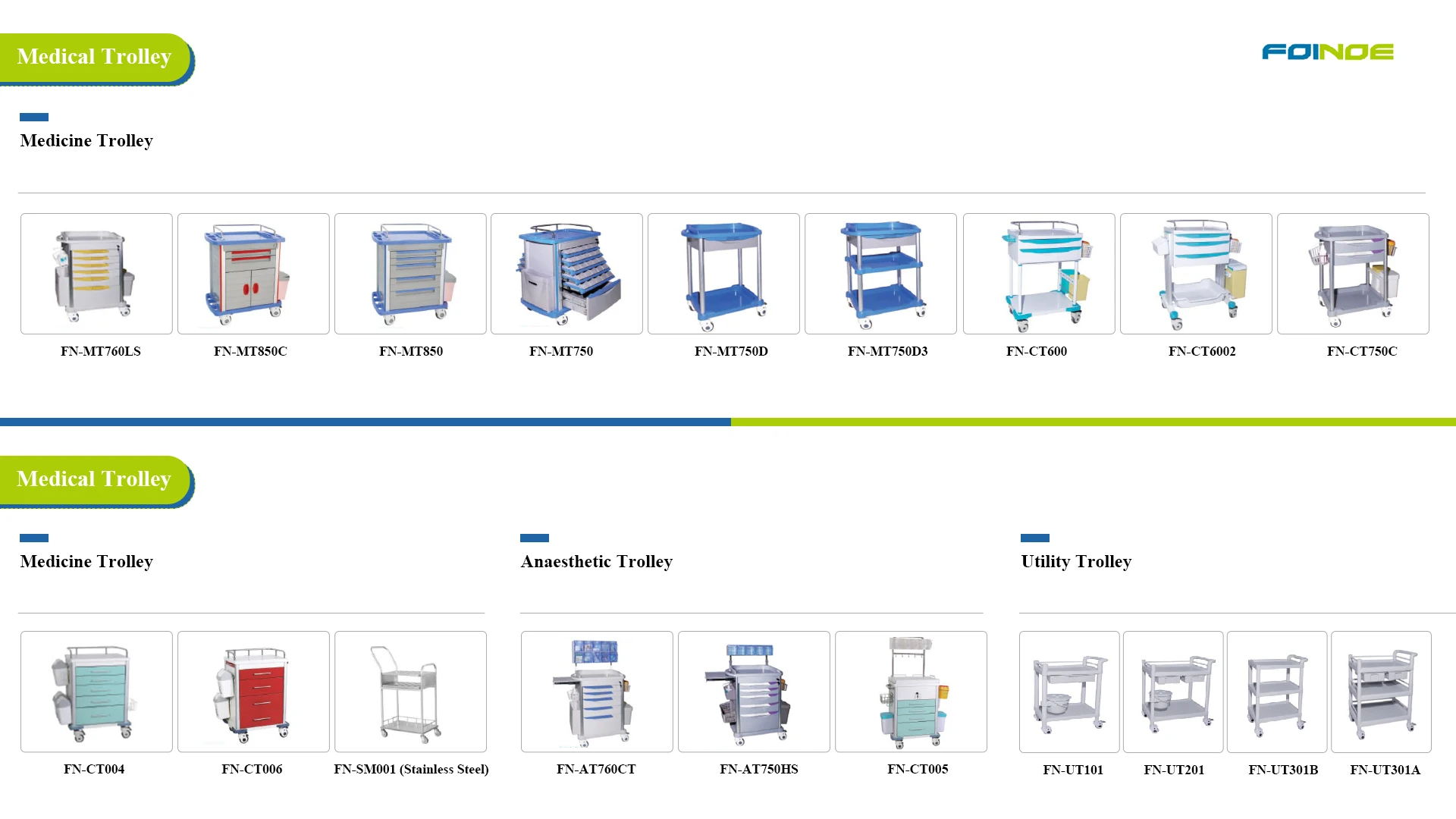 Two Crank Hospital Bed Manual Double Swing Hospital Bed With Table