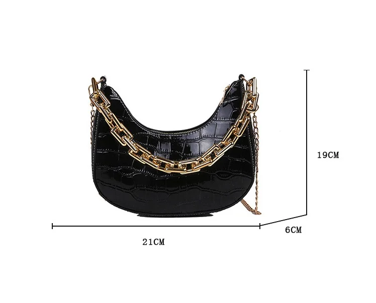 K1327 Cheap Women's Chain Handbags 11 Colors Casual Shoulder Armpit Tote Bags Women Handbags