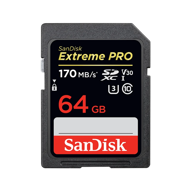 Двойной Флеш-накопитель SanDisk Memory Card Extreme Pro карты памяти 32 Гб 64 Гб 128 ГБ 256 C10 U3 V30 UHS-I cartao de memoria флеш-карта для камеры