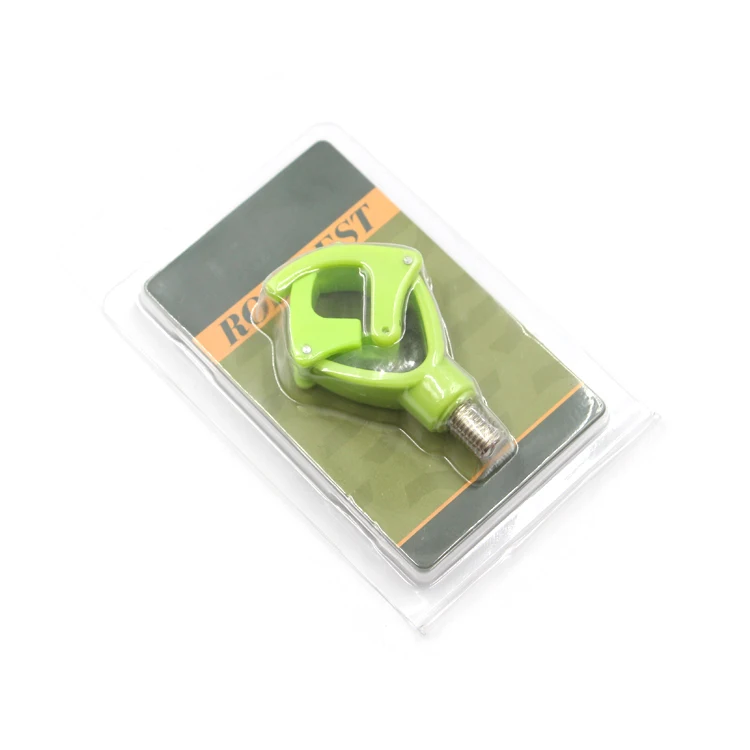 Selco New Design 4*5.5cm 29.4g PP Green Stainless Steel Fishing Tool Rod Holder Rod Rest of Fishing Rod Pod