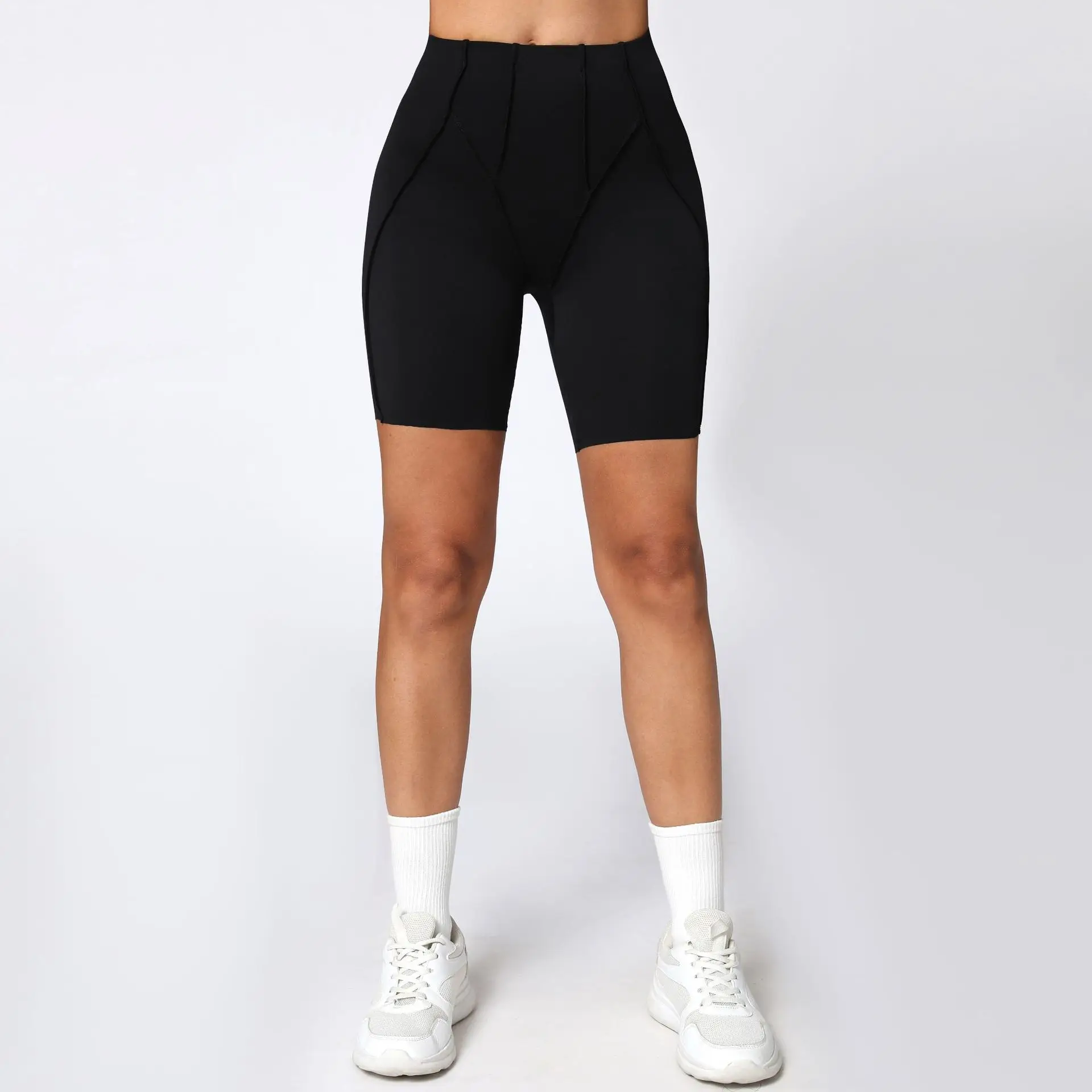 High-Waisted Yoga Shorts Summer Quick-Drying Fitness Pants Tight-Fitting Butt-Lifting Le detail