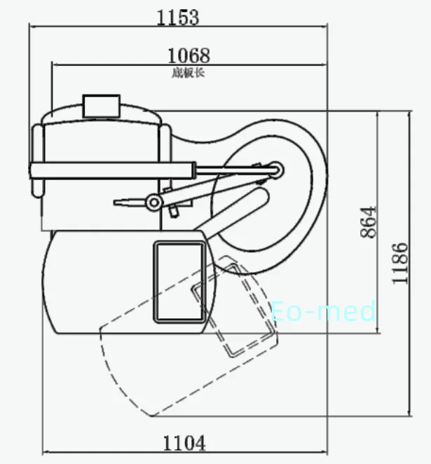 Ophthalmic TR510A Refraction Table  Chair Unit Optometry Combined Table Set Optical Equipment Eye Sight Examination Chair