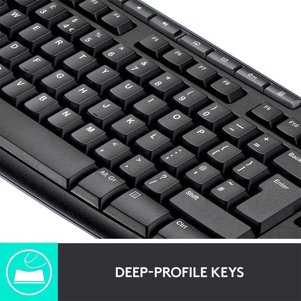Logitech MK270 Keyboard With Mouse Combos For Computer