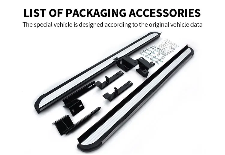 High Quality Strong Weight Capacity SUV Car Accessories Straight Side Step Aluminum Running Board for SUBARU FORESTER supplier