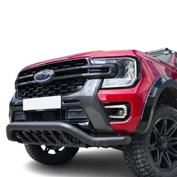 FOR NEXT GEN RANGER 2023-  BLACK SPOILER BAR NUDGE BAR WITH AXLE BARS 4X4 Accessories Pick Up Truck