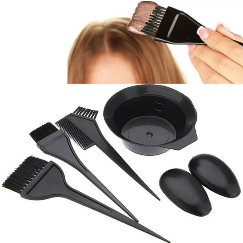 Pcs/Set Hair Dye Tool Hair Brush Mixing Bowl Professional Hair Salon Barber Hairdressing  Brushes DIY Hair Color Set Tint Tools| AliExpress | Pcs/set Hairdressing  Brushes Salon Comb Hair Color Dye Tint Tool