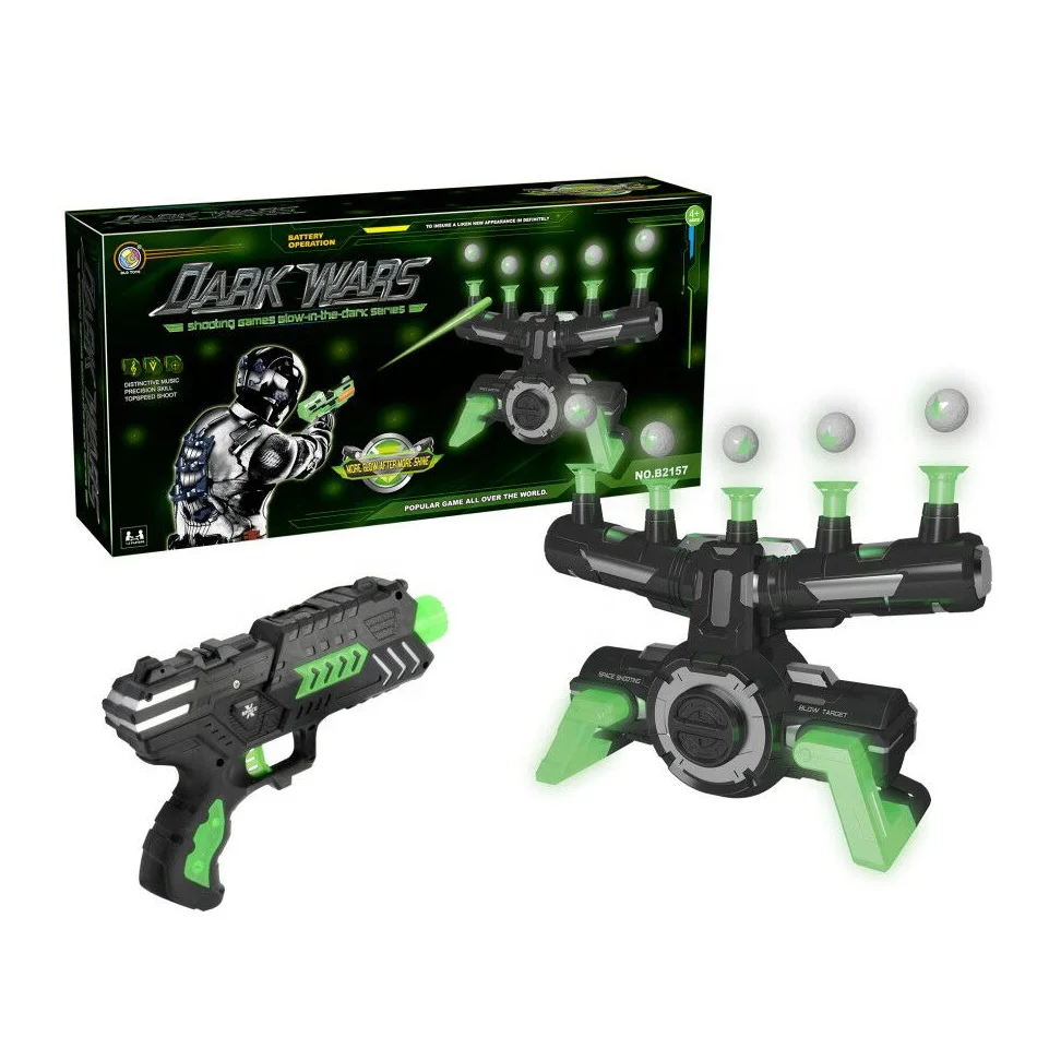 Amazon target practice toys glow in the dark musical hover shot floating target flying ball shooting game for kids