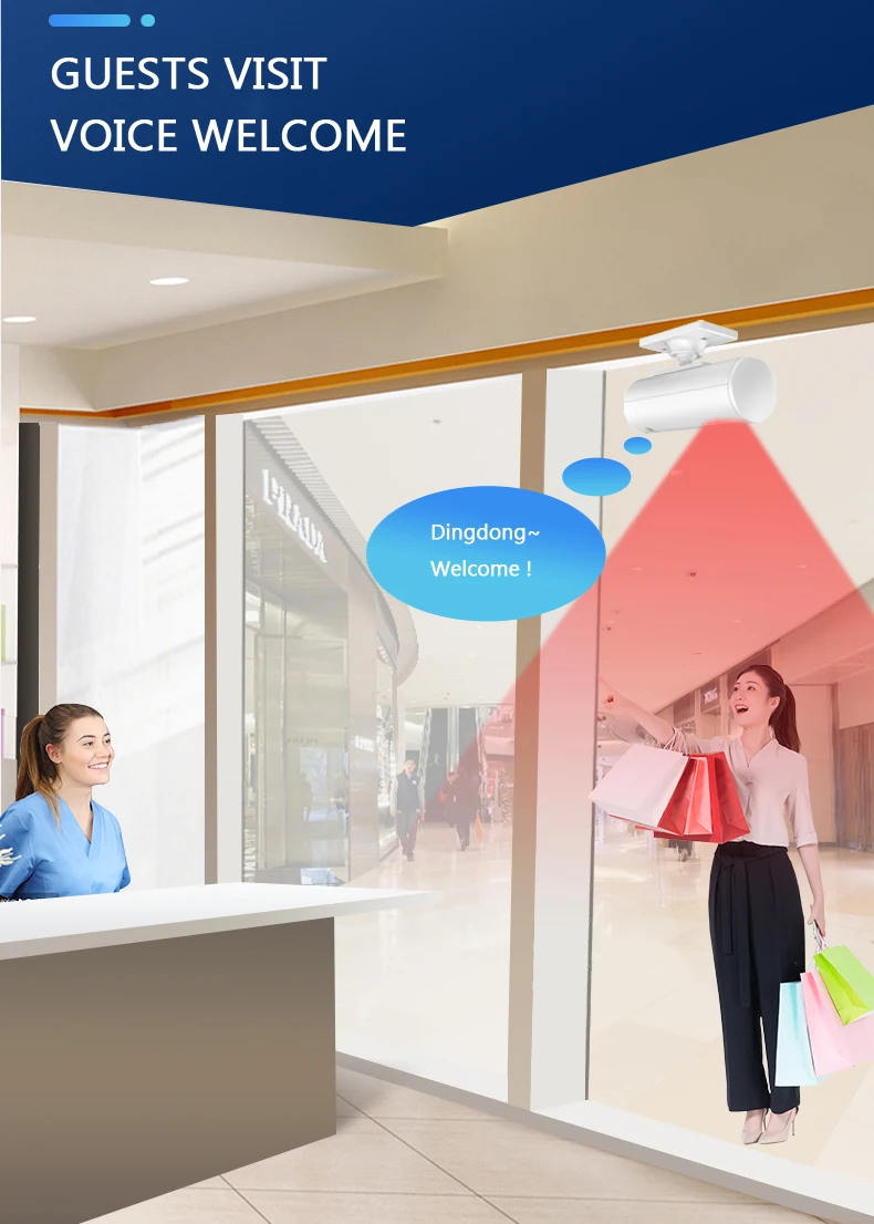 Kerui KR-M26 welcome device Integrated welcome alarm wireless door chime