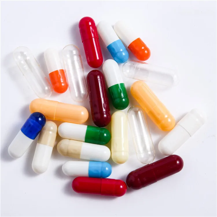 Капсула с энтеросолюбильным покрытием фармацевтического класса, пустая твердая желатиновая капсула, Размер 000 00 0 1 2 3 4 5