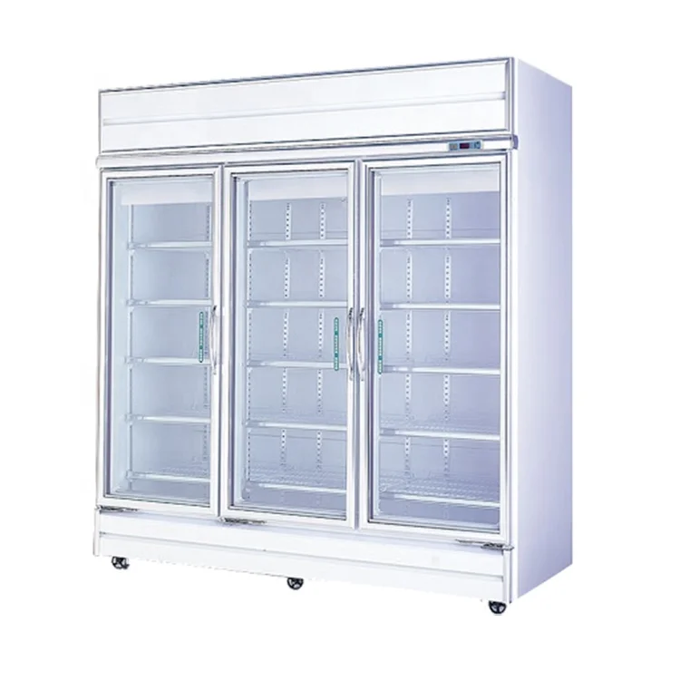 Taiwan MS factory do the glass 3 doors of refrigerator for customer