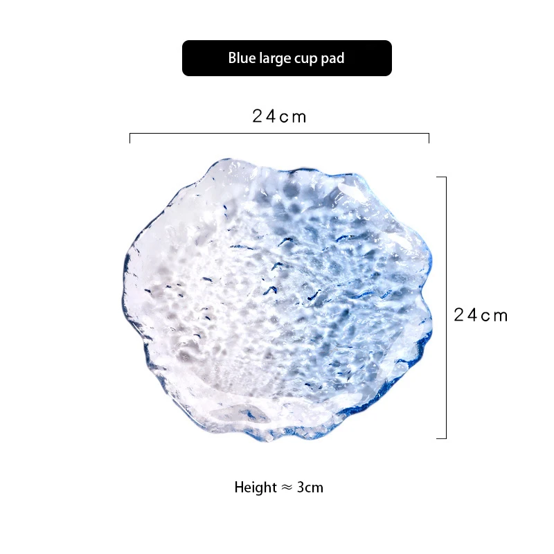 Manufacturer's direct sales creative gradient color ice dew plate supplier