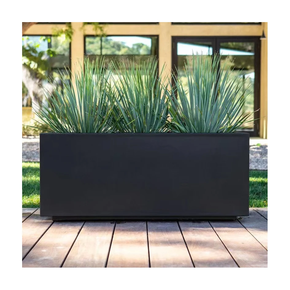 Металлический Алюминиевый цветочный горшок на заказ, декоративная коробочка для сада в помещении и на улице