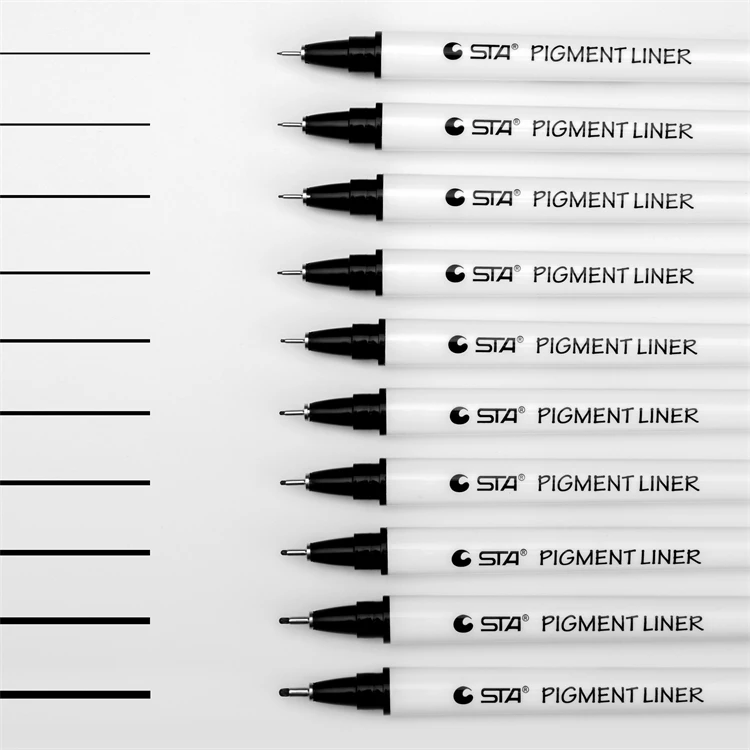 Deleter Neopiko Line 3 Pen - 0.1 mm - Black