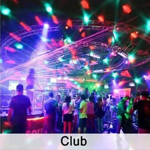Luz de bola de discoteca rotativa colorida, lâmpada de festa de 7 cores, luz de bola mágica rotativa para decoração de festas de aniversário e natal