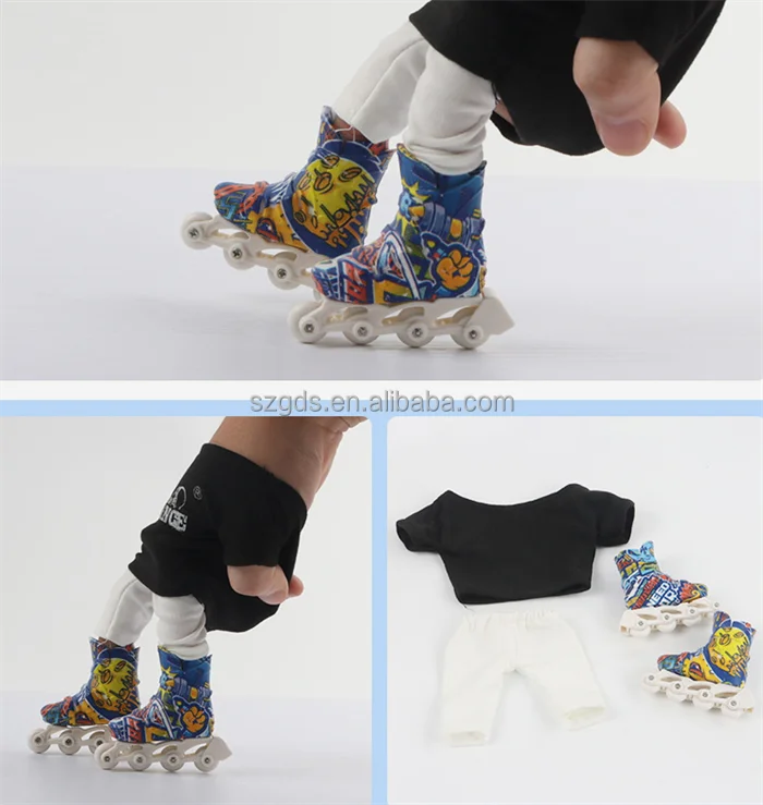 Finger Roller Skates Toys Stress Relief Finger Skating Shoes Toys ...