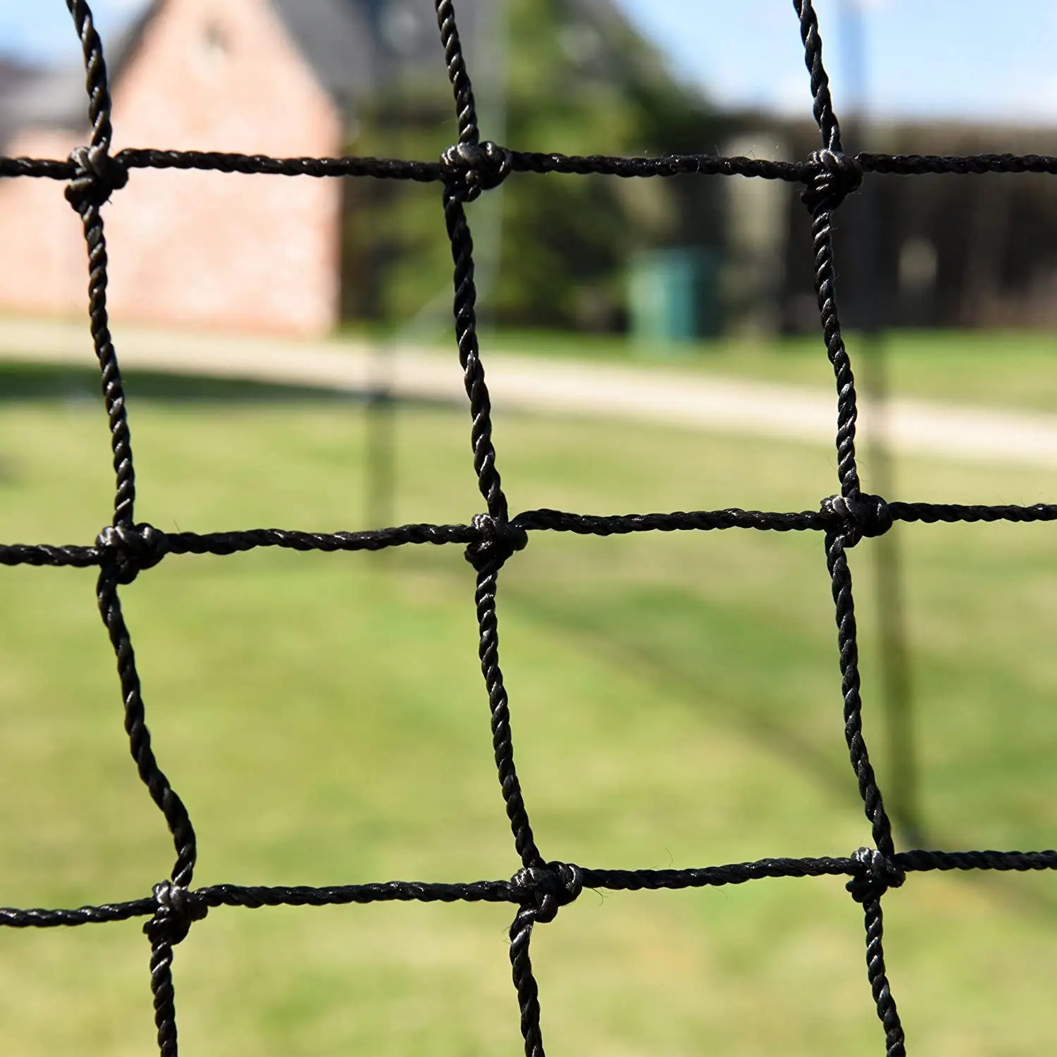 2.7mm 55'x14'x12' Heavy Duty Hdpe Baseball Batting Cage Durable Weather