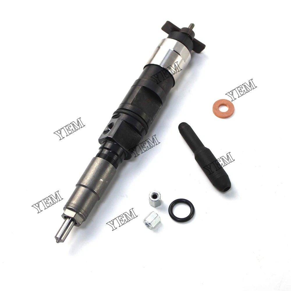 Engine Spare Parts Set of 4 Common Rail Injector Nozzle RE529118 for John Deere 6068 Motors New