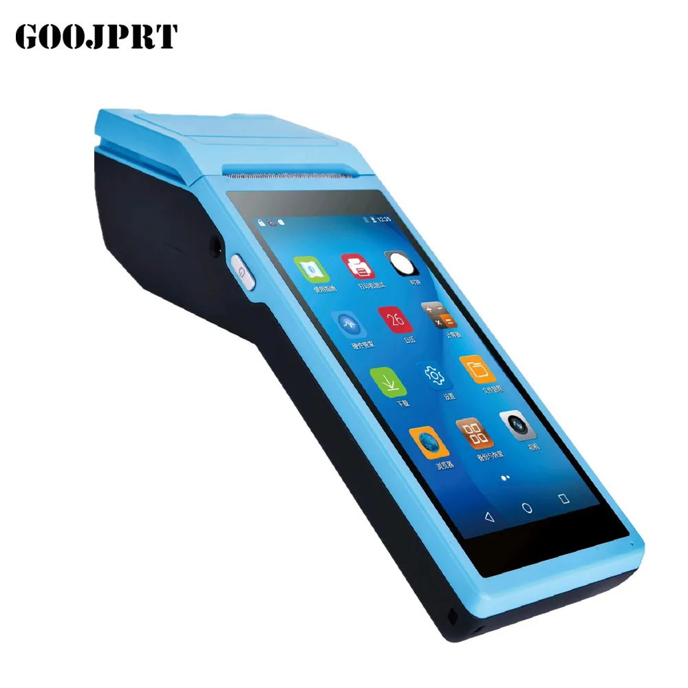 GOOJPRT Android 8.1 POS Terminal PDA With Wireless BT& Wifi Android System  With Thermal Printer Built-in And Barcode Scanner - Buy GOOJPRT Android 8.1  POS Terminal PDA With Wireless BT& Wifi Android