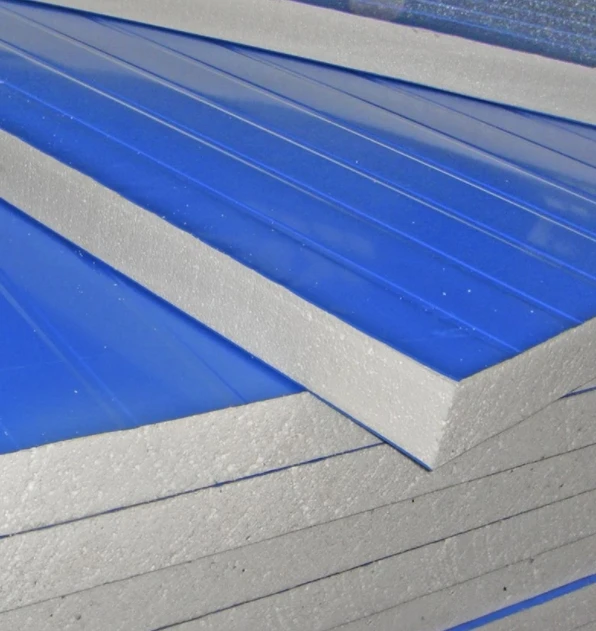 Lightweight Thermal Insulation Color Steel Sandwich Panels High Efficiency Energy Solution EPS PU Foam Walls Roofs Exteriors