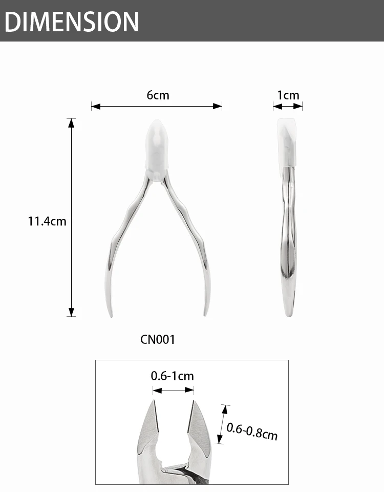 Top Quality In Stock Professional Full Jaw Cuticle Cuticle Nipper Stainless Steel Nail Cuticle Nipper Nail Nipper Cushion Grip