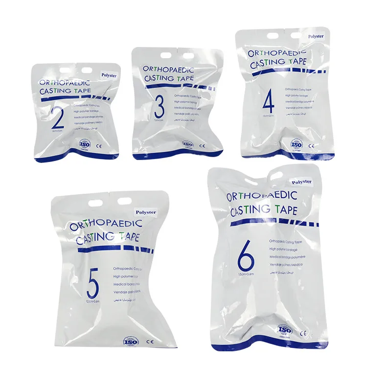 Medical Synthetic Orthopaedic Plaster Casts Polyester Bandage Ortho Casting Fiberglass
